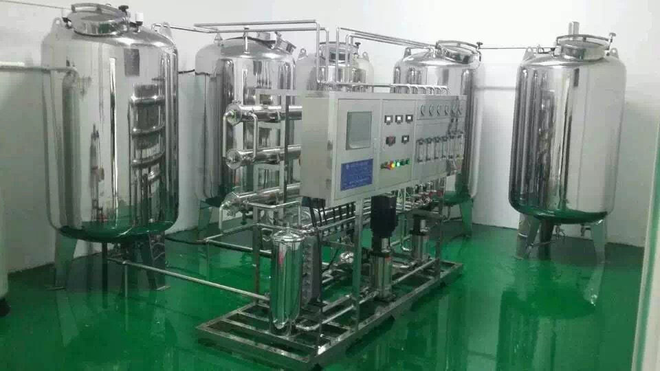 0.5吨/时双级反渗透+EDI高纯水设备
